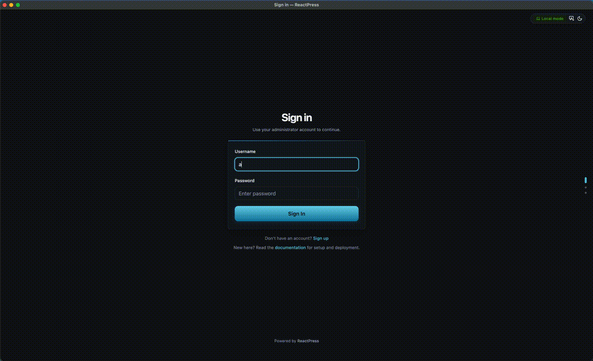 Desktop — offline writing, sync to production